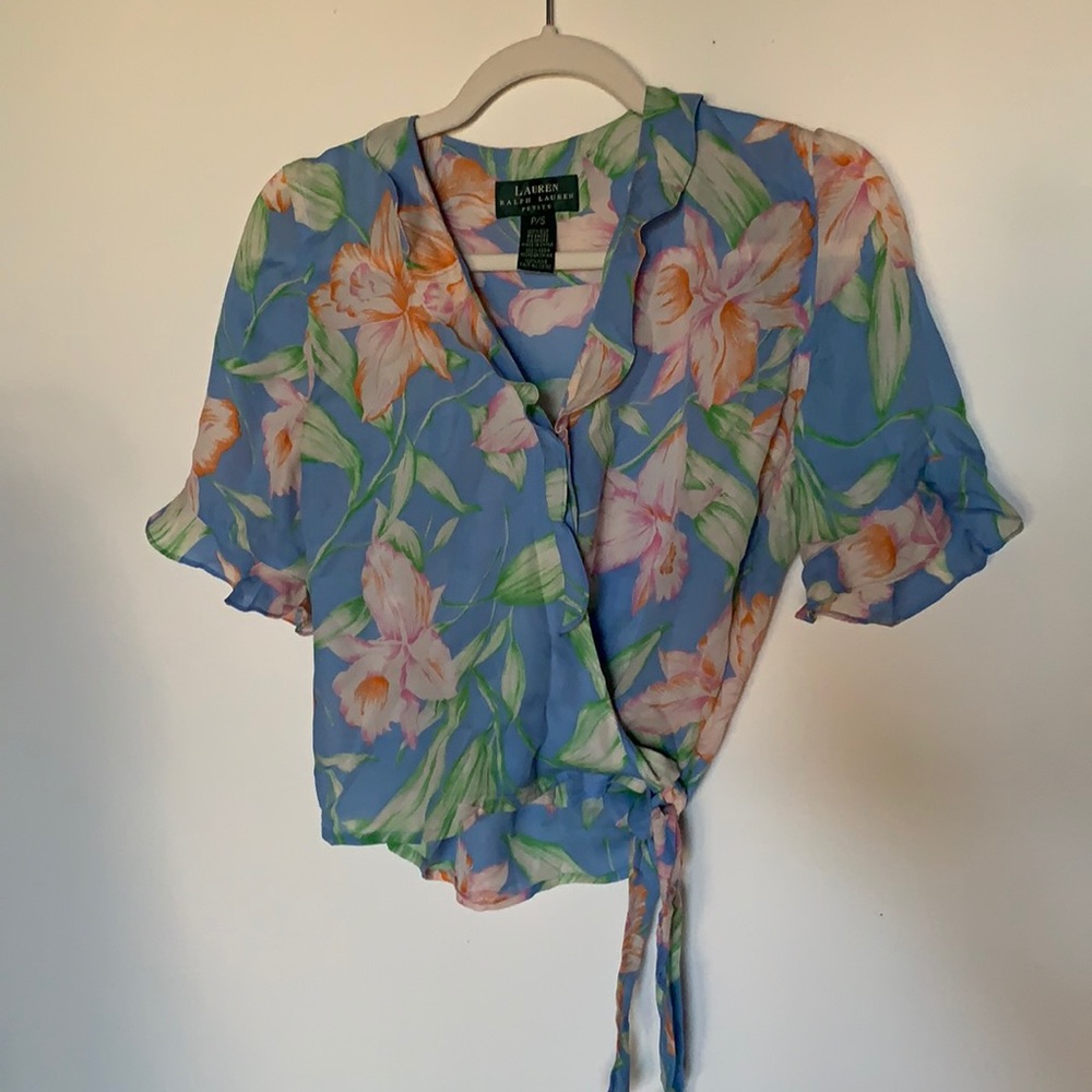 Vintage Lauren Ralph Lauren silk blouse